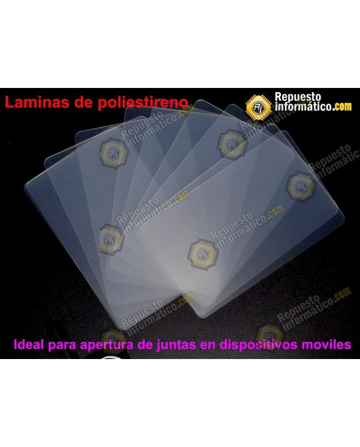 Lamina de Poliestireno para apertura de juntas