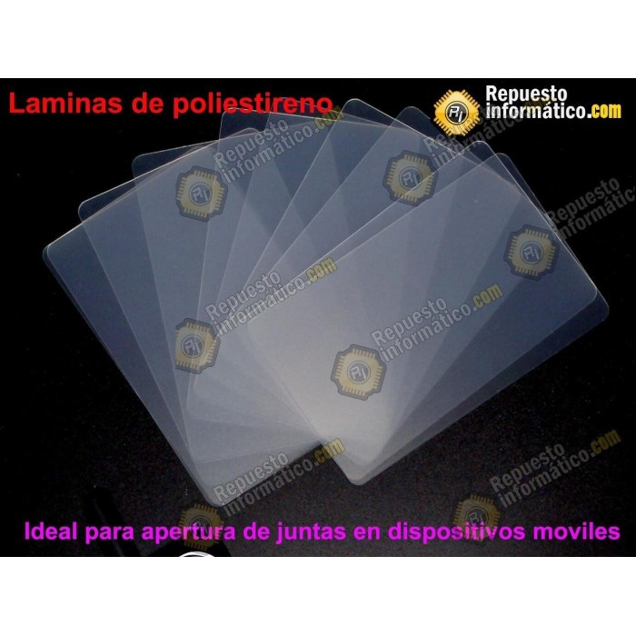 Lamina de Poliestireno para apertura de juntas