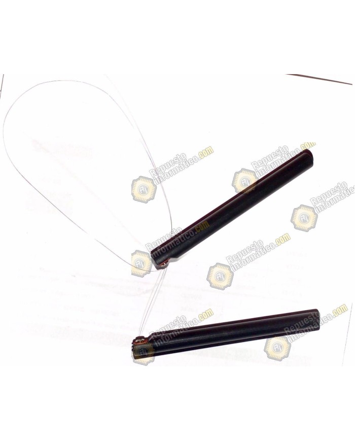 Soporte de hilo metalico para separar pantallas