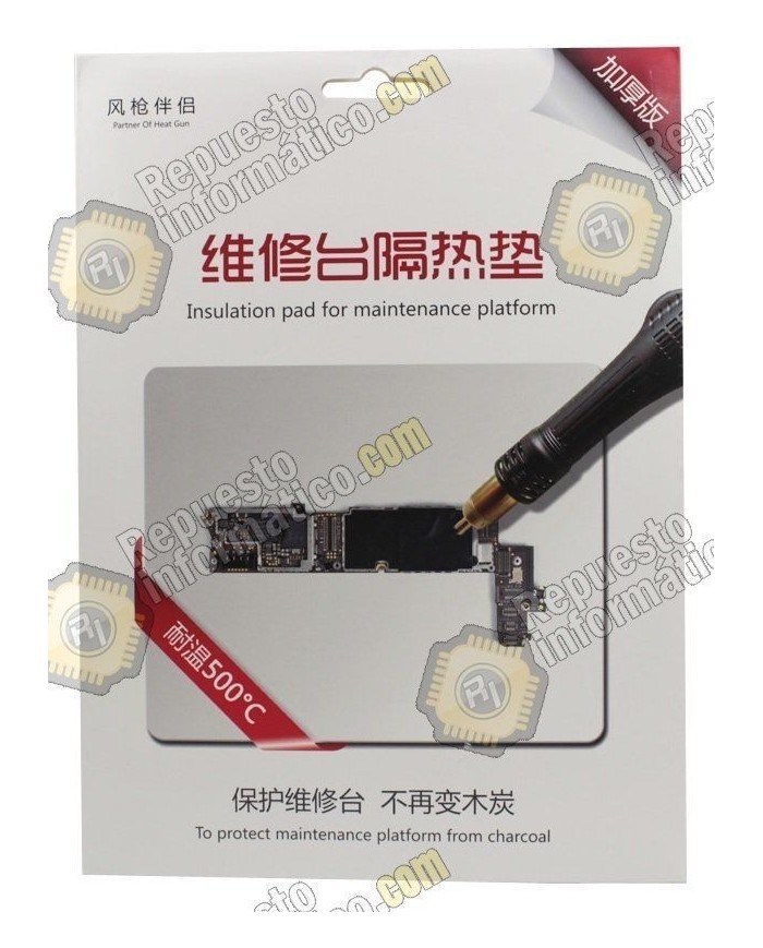 ALMOHADILLA DE SILICONA FLEXIBLE RESISTE HASTA 500ºC