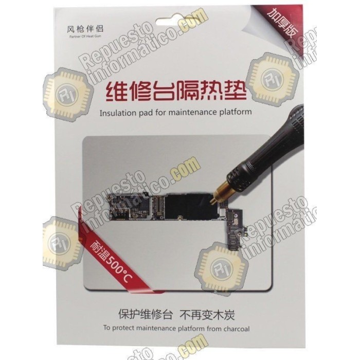 ALMOHADILLA DE SILICONA FLEXIBLE RESISTE HASTA 500ºC