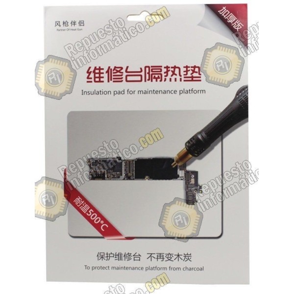 ALMOHADILLA DE SILICONA FLEXIBLE RESISTE HASTA 500ºC