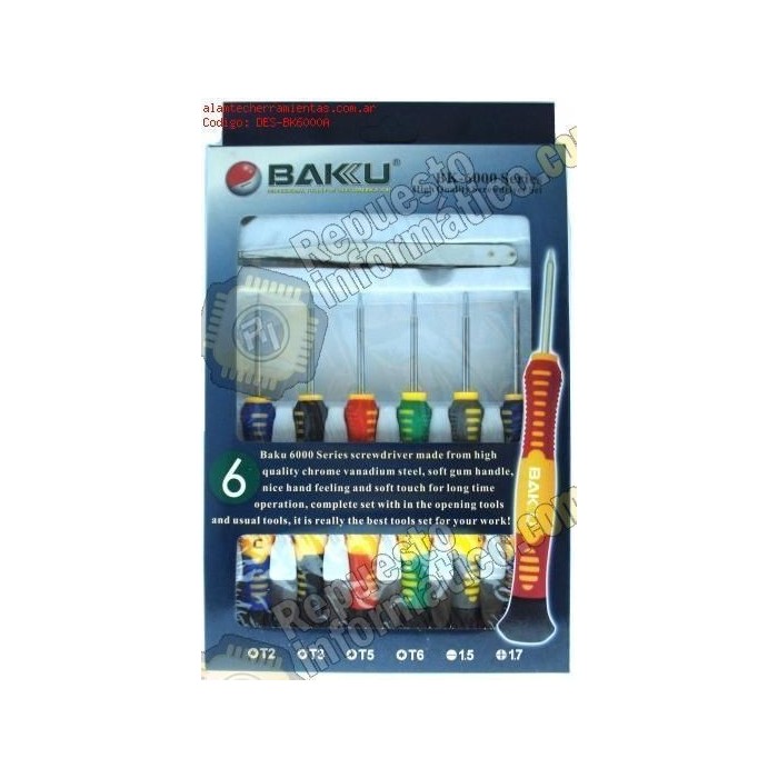 Juego de destornilladores BK-6000A