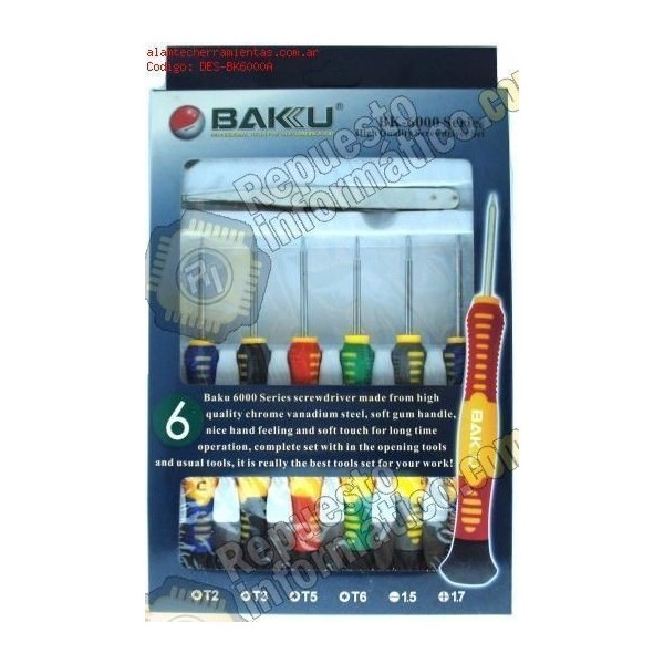 Juego de destornilladores BK-6000A