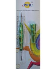 Destornillador de 2 Puntas tipo Estrella color Verde