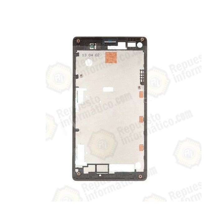 MARCO FRONTAL ORIGINAL SONY XPERIA L C2104, C2105,  NEGRO