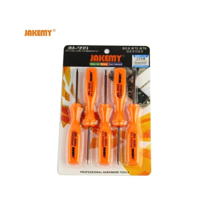 JM-999 Juego de Destornilladores 5 en 1