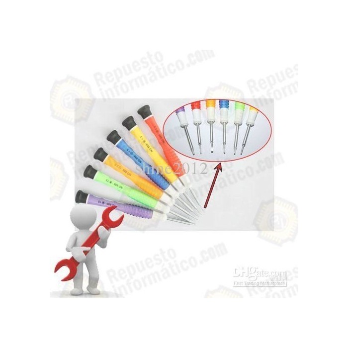 Kit destornilladores especial telefonia Best 886