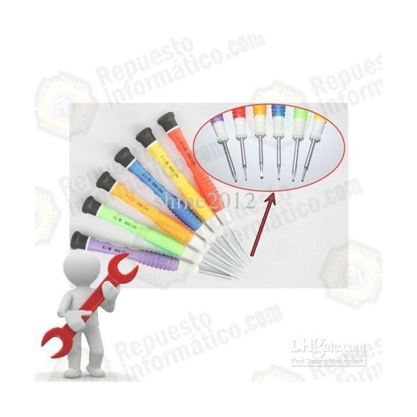 Kit destornilladores especial telefonia Best 886