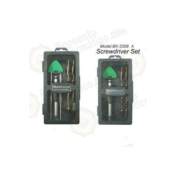 Juego de destornilladores con pinzas BK-3308