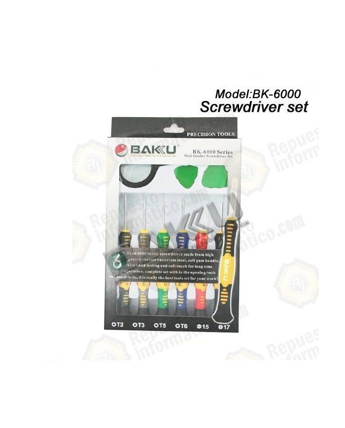 Juego de destornilladores BK-6000C