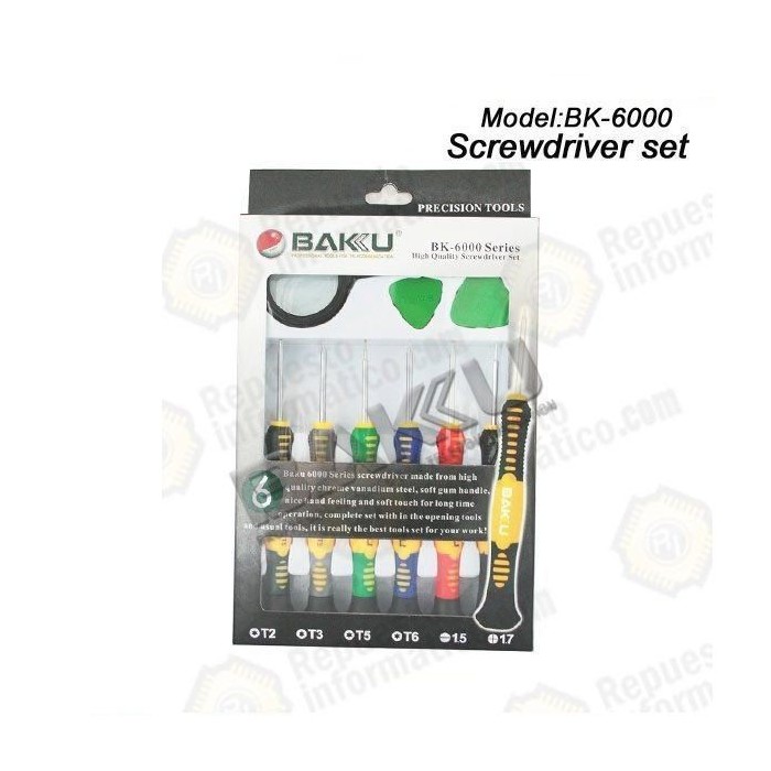 Juego de destornilladores BK-6000C