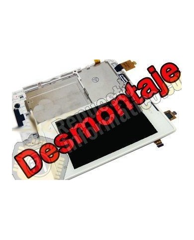 Pantalla completa xperia E C1605 C1604 C1505 blanco + marco (DESMONTAJE)