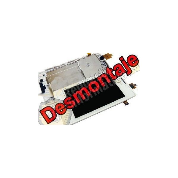 Pantalla completa xperia E C1605 C1604 C1505 blanco + marco (DESMONTAJE)