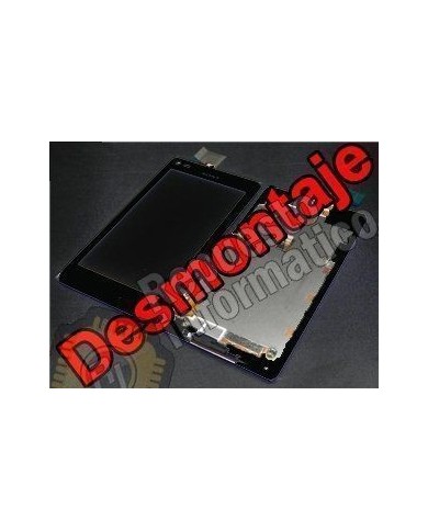 Pantalla completa xperia E C1605 C1604 C1505 NEGRO + marco (DESMONTAJE)