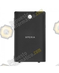 Tapa trasera para XPERIA E (negra) (Desmontaje)