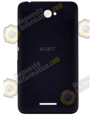 Tapa trasera negra Xperia E4 E2105, E4 Dual E2115