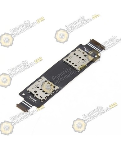Flex conector de tarjeta SIM Dual Asus Zenfone 5 / A500CG 