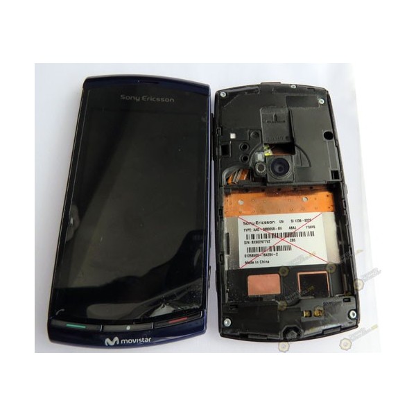 Pantalla+marco+Flex y botones XPERIA Vivaz (U5) (poco uso) Azul