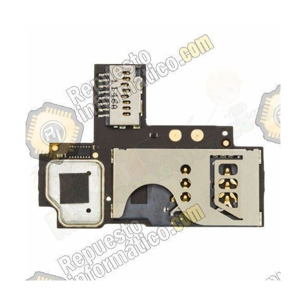 Lector Sim + Micro SD Blackberry Curve 9360