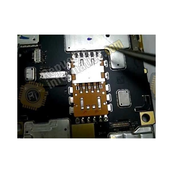 Conector lector Sim Blackberry 9900