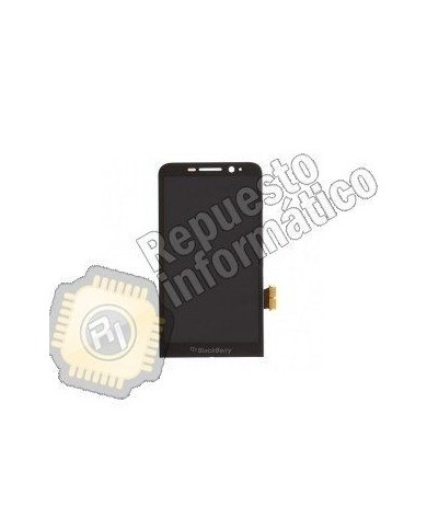 Pantalla Completa para Blackberry Z30 con marco (Negra)
