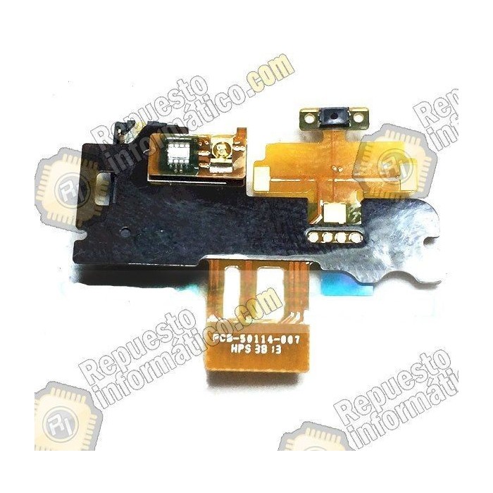 Flex de power on/off Sensor de proximidad para Blackberry Z30