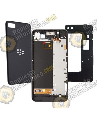 Pantalla (Lcd+Tactil+Marco) negra Blackberry Z10 version 3G 