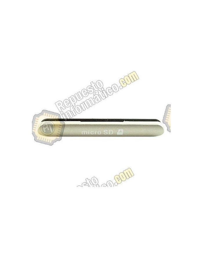 Tapa Micro SD blanca Xperia M4 Aqua E2303