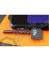 Tapa Micro SD negra Xperia M4 Aqua E2303