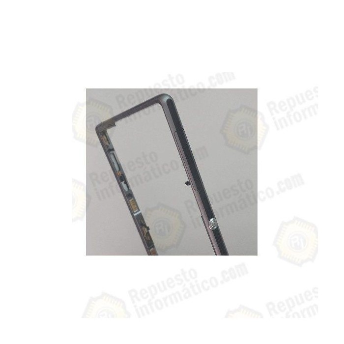 Marco de aluminio XPERIA Z1 C6902 L39H MARCO LATERAL NEGRO (SWAP)