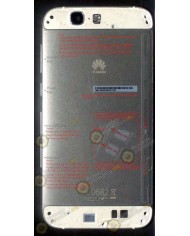 Tapa trasera metalica silver Huawei ASCEND G7 (Desmontaje)