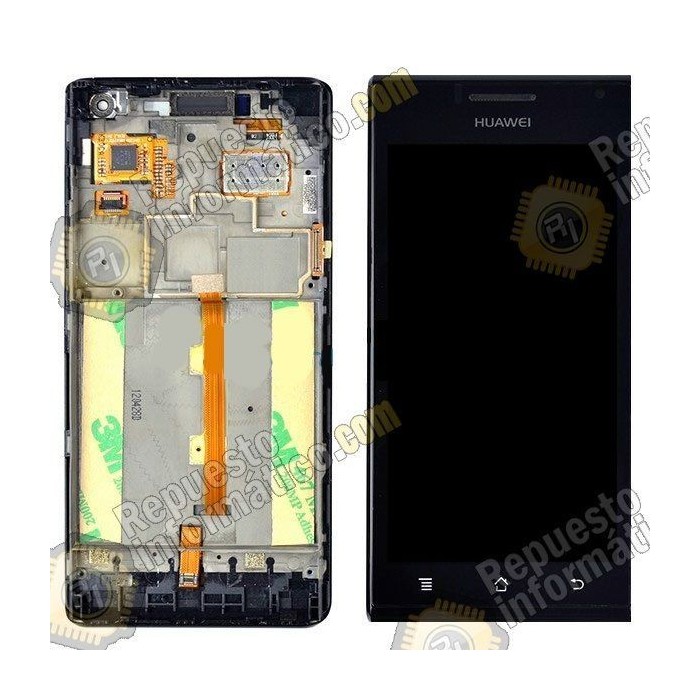 Pantalla (Lcd+tactil+marco) Huawei ASCEND P1