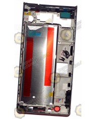 Carcasa intermedia para Huawei ASCEND P6 plateado