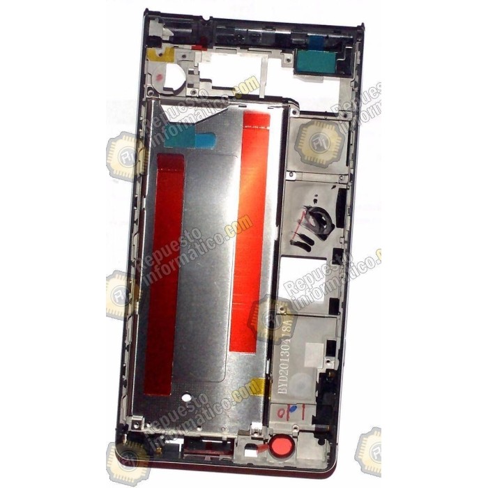Carcasa intermedia para Huawei ASCEND P6 plateado