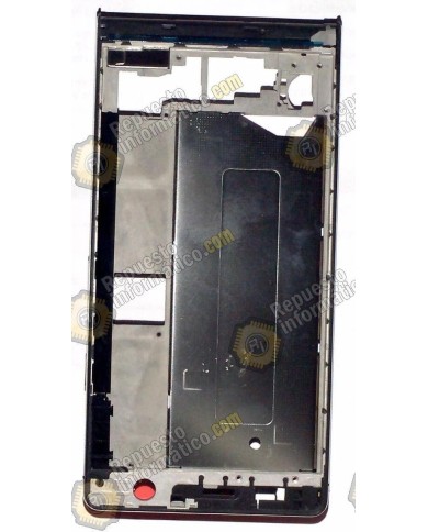 Carcasa intermedia para Huawei ASCEND P6 plateado