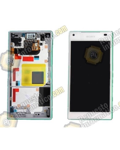 Pantalla (Lcd+tactil) blanca Xperia Z5 Compact (sin marco)