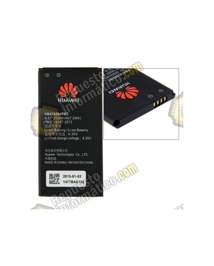 Bateria Original Huawei Ascend Y550 Y635, Y625, G620, G601 (HB474284RBC)