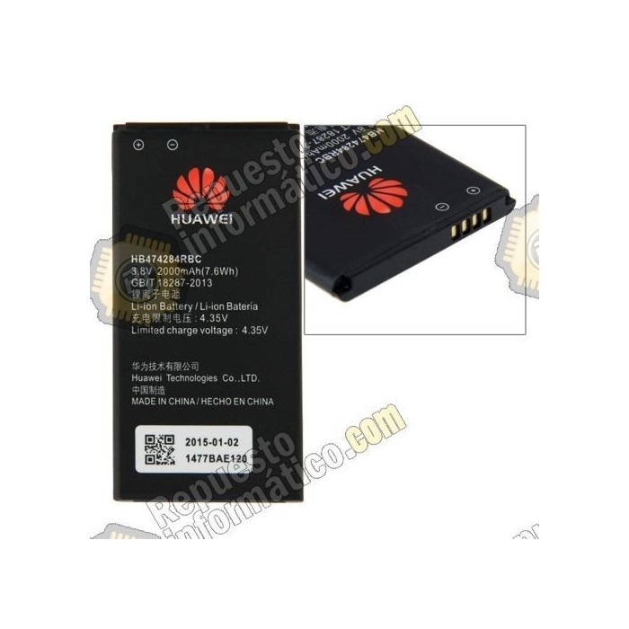 Bateria Original Huawei Ascend Y550 Y635, Y625, G620, G601 (HB474284RBC)