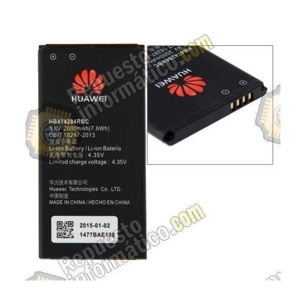 Bateria Original Huawei Ascend Y550 Y635, Y625, G620, G601 (HB474284RBC)