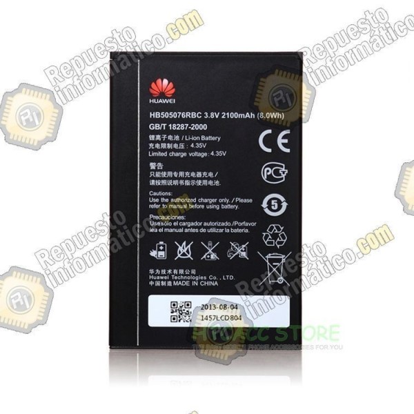 BaterÃ­a original HUAWEI ASCEND Y600 G610S G610C G700 G710 (HB505076RBC)