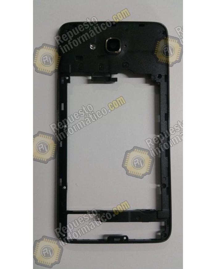 Carcasa intermedia con lente de cÃ¡mara negra G750/Honor X