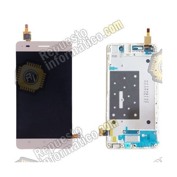 Pantalla (Lcd+tactil) dorada Huawei Honor 4C (Huawei G Play Mini)