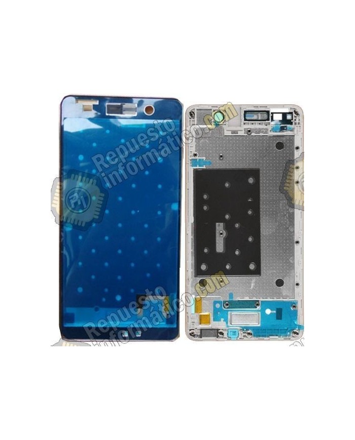 Carcasa Frontal Blanca - Cromado Huawei G play mini, Honor 4c