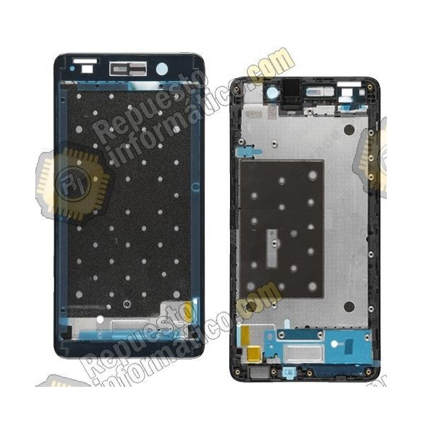 Carcasa Frontal Negra - Cromado Huawei G play mini, Honor 4c