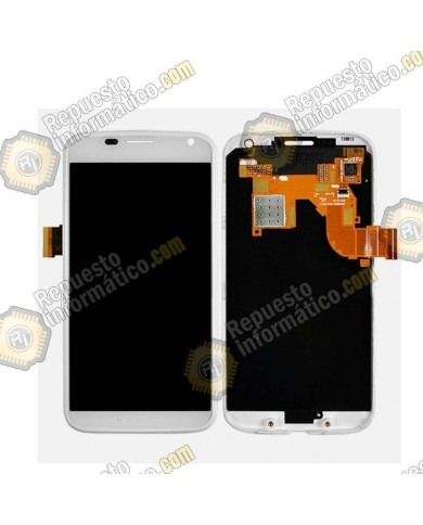 PANTALLA completa MOTOROLA MOTO X XT1060 blanca(Con Marco)
