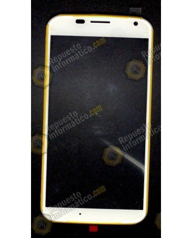 Tactil con marco blanco Motorola Moto X XT1060