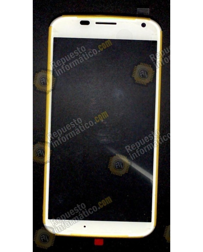 Tactil con marco blanco Motorola Moto X XT1060