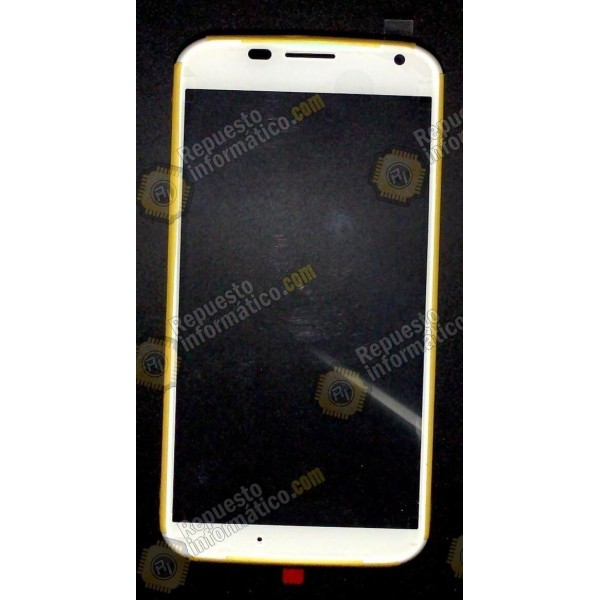Tactil con marco blanco Motorola Moto X XT1060