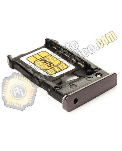 Bandeja Sim negra Original Motorola X2 XT1096